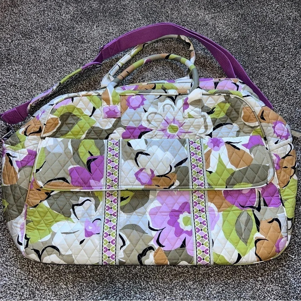 Vera Bradley Grand Weekender Travel Bag Portobello Road - Picture 3 of 7
